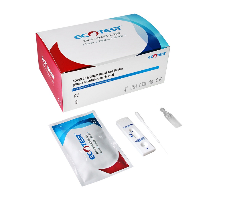 Швидкий тест на виявлення COVID-19, антитіла IgG/IgM, COV-W23М №25